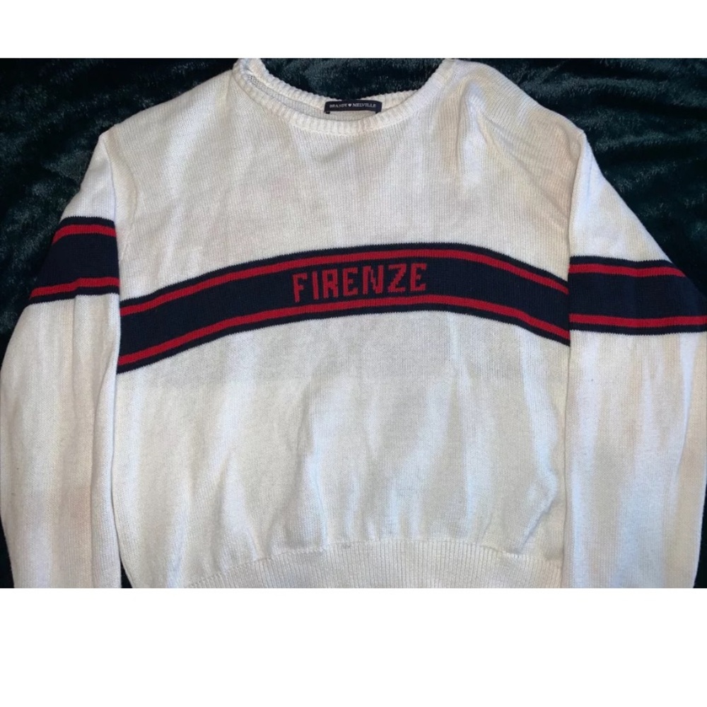 Brandy Melville Firenze White Sweater Los Angeles